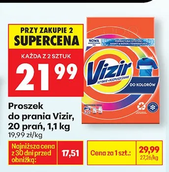 Proszek do prania do kolorów promocja w Biedronka