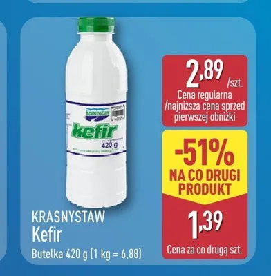 Kefir Krasnystaw promocja w Aldi