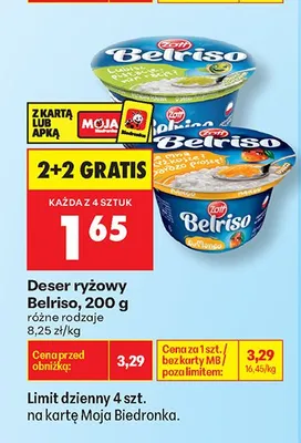 Deser ryżowy Belriso Cynamon promocja w Biedronka