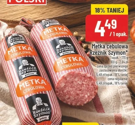 Metka cebulowa Rzeźnik Szymon promocja w POLOmarket