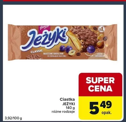 Ciastka Jeżyki Classic promocja w Globi