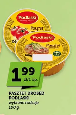 Pasztet Podlaski drobiowy Drosed promocja w Euro Sklep
