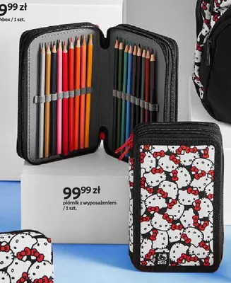 Piórnik z wyposażeniem Hello Kitty promocja w Empik