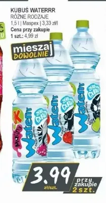 Napój Kubuś Waterrr Cytryna promocja w Słoneczko