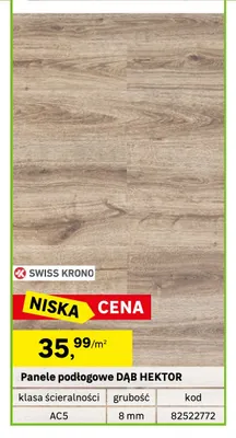 Panele podłogowe Dąb Hektor Swiss Krono promocja w Leroy Merlin