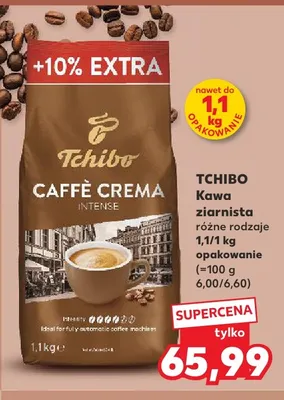 Kawa ziarnista Tchibo Caffè Crema Intense promocja w Kaufland