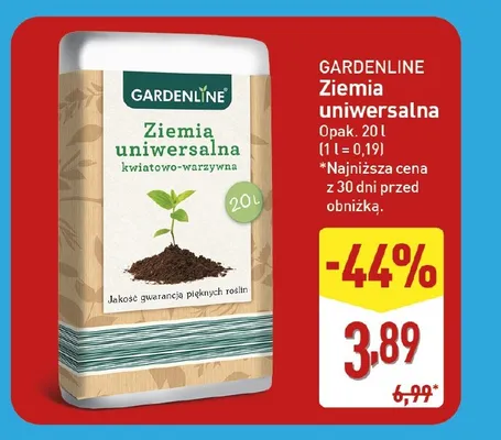 Ziemia uniwersalna Gardenline promocja w Aldi