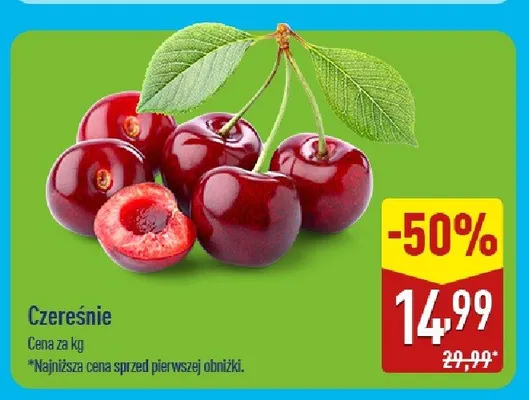 Czereśnie promocja w Aldi