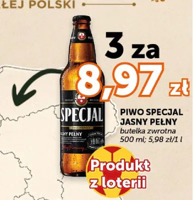 Piwo Specjal Jasny Pełny promocja w Groszek