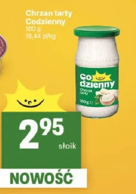 Chrzan tarty Codzienny 190g promocja w Delikatesy Centrum