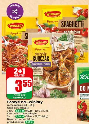 Pomysł na... Winiary promocja w Dino