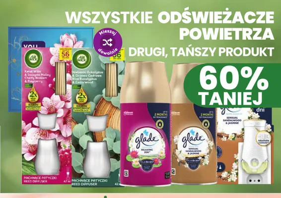 Odświeżacze powietrza promocja w Dino