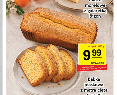 Babka piaskowa z metra cięta Mariolli promocja w Gram Market