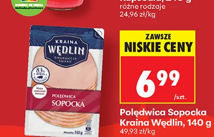 Polędwica sopocka Kraina Wędlin promocja w Biedronka
