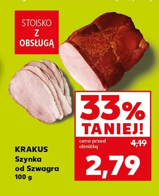 Szynka od Szwagra Krakus promocja w Kaufland