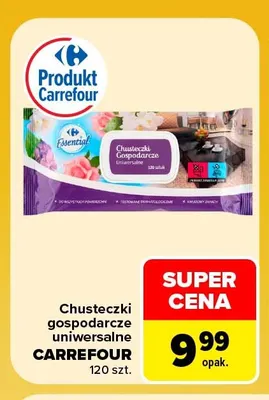 Chusteczki gospodarcze uniwersalne Carrefour promocja w Carrefour