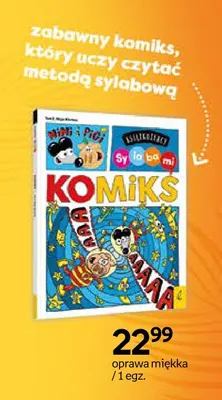 Komiks Książkożercy Mimi i Pigi Sylabami promocja w Empik