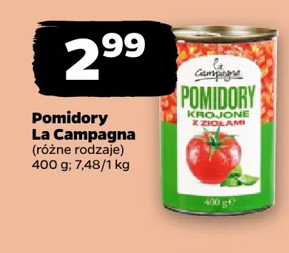 Pomidory La Campagna promocja w Netto