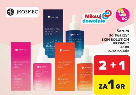 Serum do twarzy różne rodzaje promocja w Carrefour