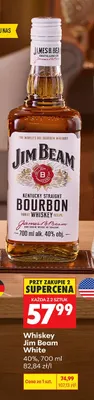 Whiskey Jim Beam White promocja w Biedronka