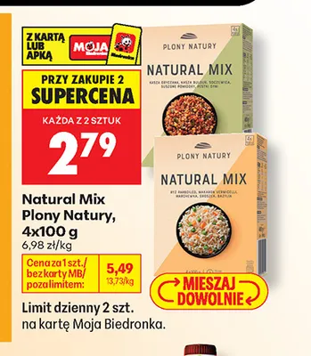 Natural Mix Plony Natury 4-pak promocja w Biedronka