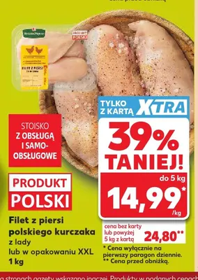 Filet z piersi polskiego kurczaka w opakowaniu XXL promocja w Kaufland