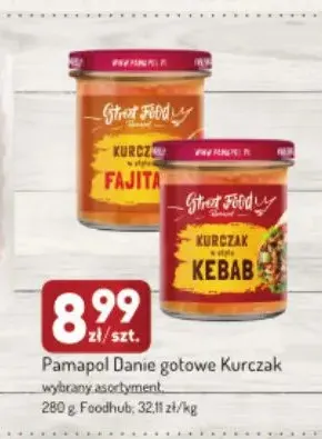 Danie gotowe Kurczak w stylu Kebab Pamapol promocja w Avita
