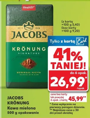 Kawa mielona Krönung promocja w Kaufland