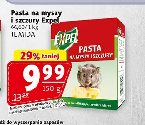 Pasta na myszy i szczury Expel promocja w Prim Market