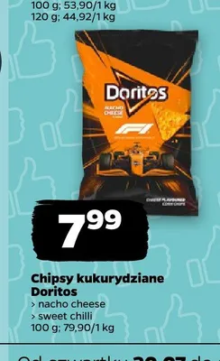 Chipsy kukurydziane Doritos Nacho Cheese promocja w Netto