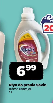 Płyn do prania Savin promocja w Netto