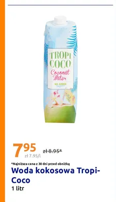 Woda kokosowa Tropi-Coco promocja w Action