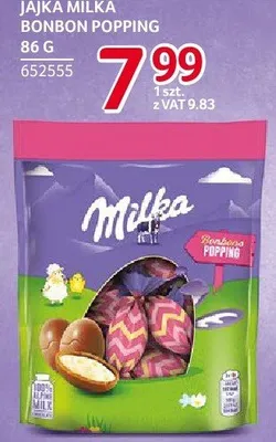 Czekolada jajka Milka Bonbon Popping 86 g promocja w Selgros
