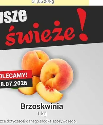 Brzoskwinia promocja w Delikatesy Sezam