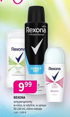 Antyperspirant w sprayu Rexona Men Cobalt Dry promocja w Drogerie Polskie
