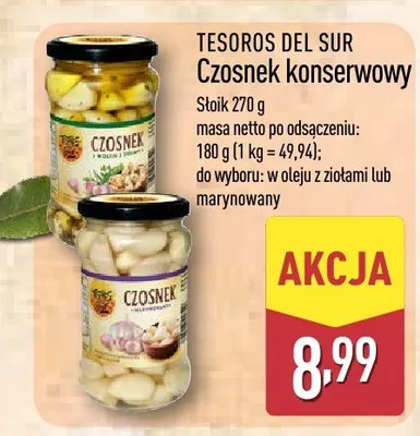 Czosnek konserwowy promocja w Aldi