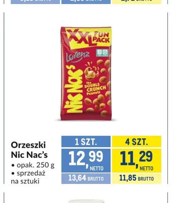 Orzeszki Nic Nac's Lorenz promocja w Makro