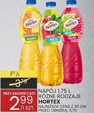 Napój 1.75l różne rodzaje promocja w Wafelek