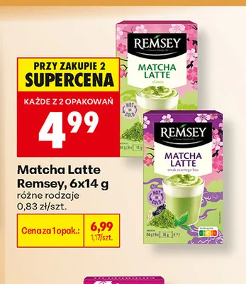 Matcha Latte classic Remsey promocja w Biedronka