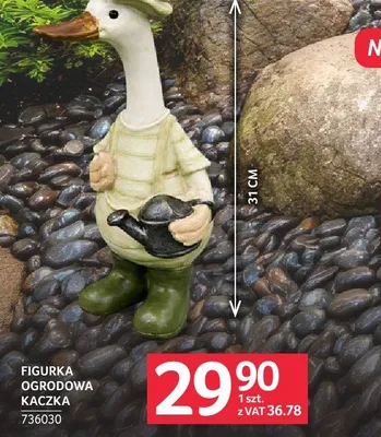 Figurka ogrodowa kaczka 736030 promocja w Selgros