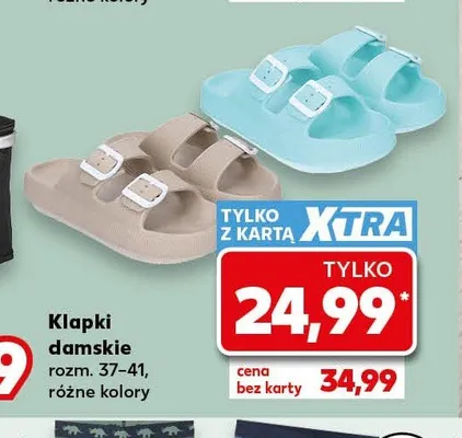 Klapki damskie rozm. 37-41 promocja w Kaufland