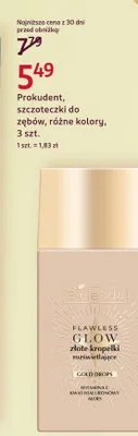 Kropelki do twarzy i ciała Bielenda Flawless Glow złote kropelki rozświetlające promocja w Rossmann