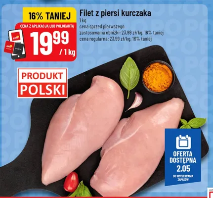 Filet z piersi kurczaka promocja w POLOmarket