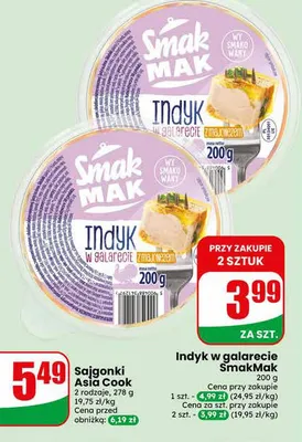 Indyk w galarecie z majonezem SmakMak promocja w Dino