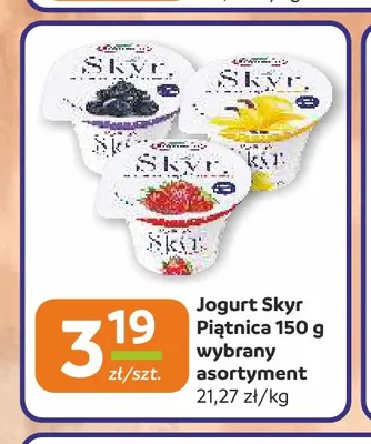 Jogurt Skyr Piątnica promocja w Społem Częstochowa