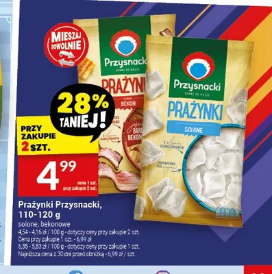Prażynki Przysnacki solone promocja w Twój Market