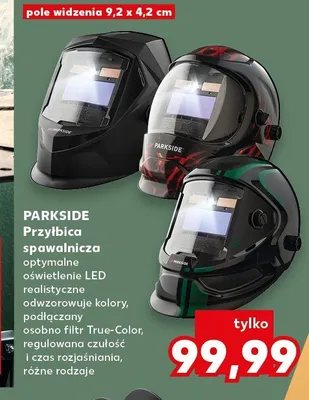 Przyłbica spawalnicza Parkside promocja w Kaufland