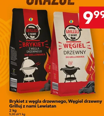 Węgiel drzewny Grilluj z nami Lewiatan promocja w LEWIATAN