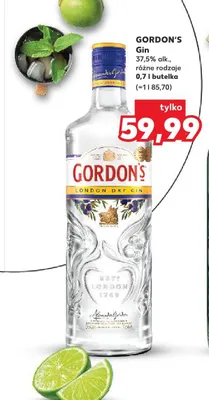 Gin Gordon's London Dry promocja w Kaufland
