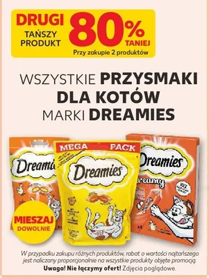 Przysmaki dla kotów Dreamies promocja w Kaufland